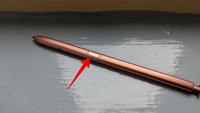 Przycisk rysika Samsung S Pen
