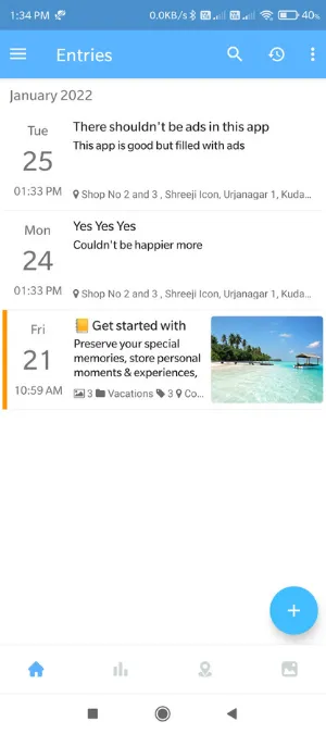 Diaro Лучшее приложение для ведения дневника для Android и iPhone