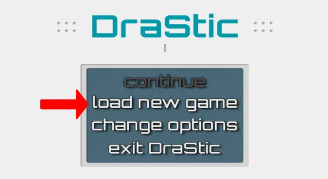 Загрузка новой игры на Drastic DS