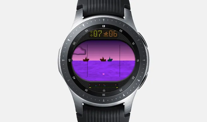 Bästa spelen på Galaxy Watch - Sea Wolf