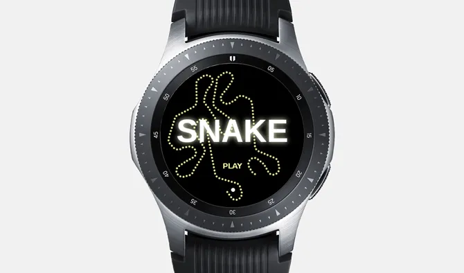 Beste Galaxy Watch Spiele- Schlangenkreis