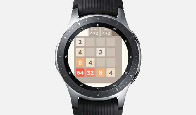 Bästa spelen för Galaxy Watch - 2048