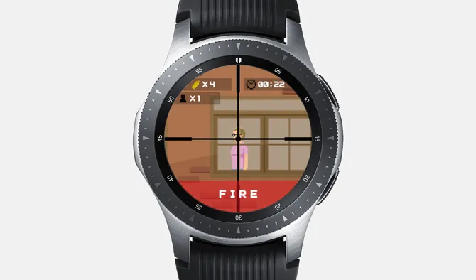 Beste Galaxy Watch-spill - Snipe n Watch