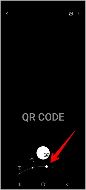 Skanowanie kodu QR Samsung Bixby Vision