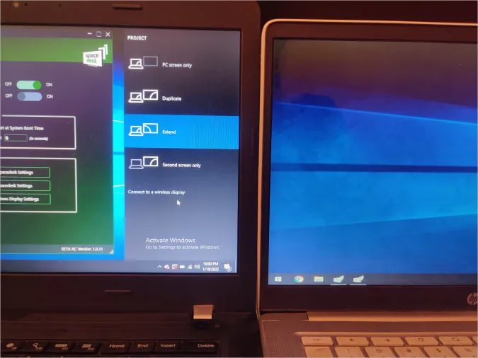 Spacedesk étend l'affichage sur Windows avec Chromebook