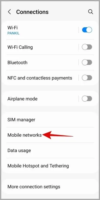 Mobile Netzwerke auf Android