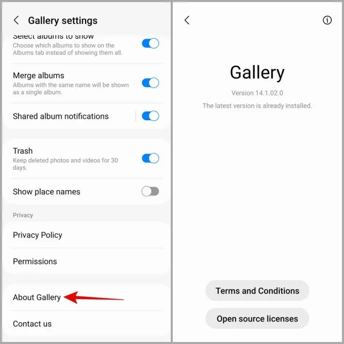 Aktualizácia aplikácie Samsung Gallery v telefóne Galaxy Phone