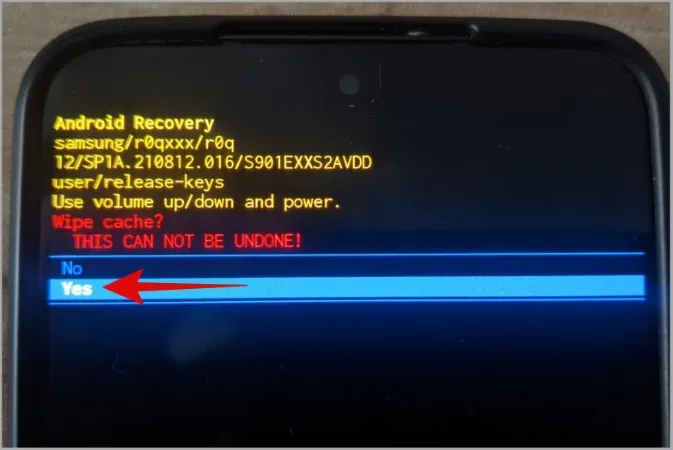 Wipe Cache Partition on Samsung Phone