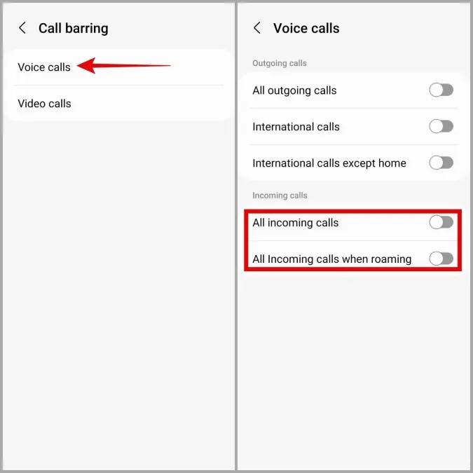 Активиране на блокирането на повиквания в Android