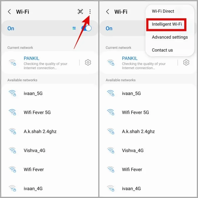 Inteligentné Wi-Fi v systéme Android