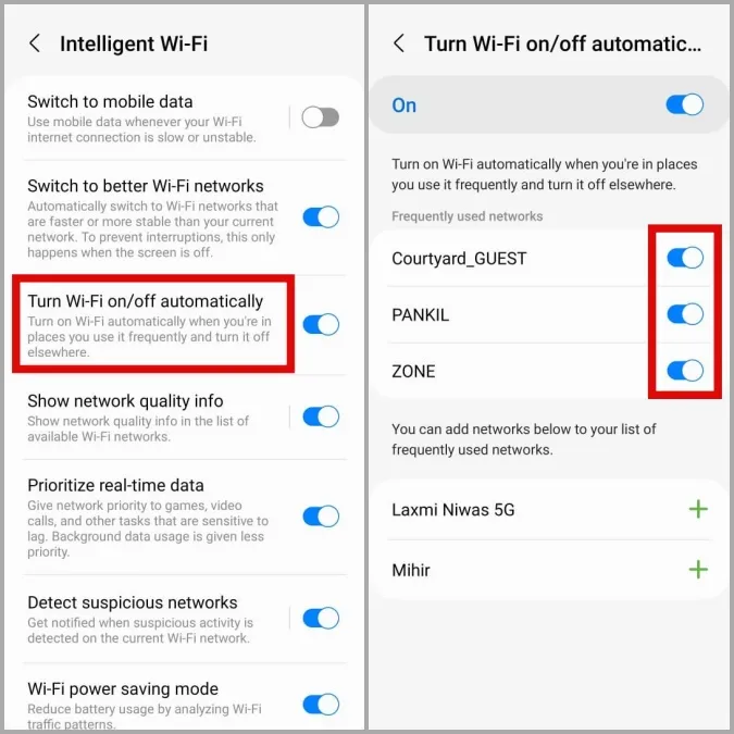 Запрет автоматического подключения к сетям Wi-Fi в Android