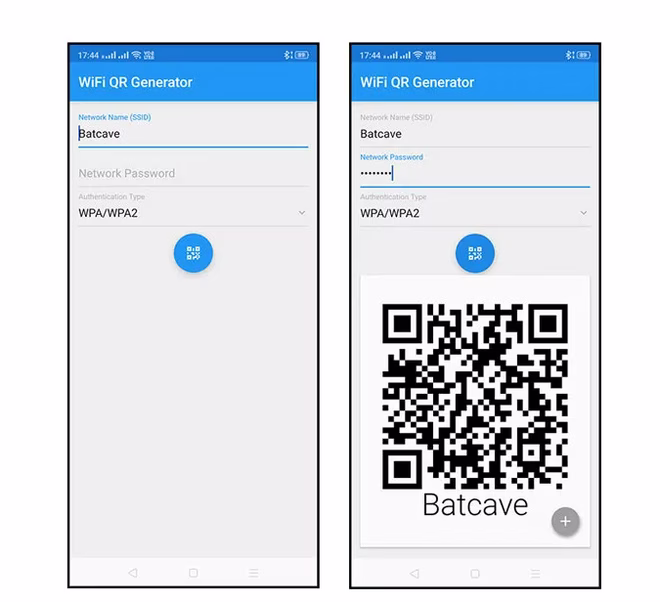 Wifi QR-kodegenerator