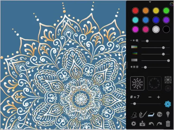 iOrnament iPad Mandala-appen