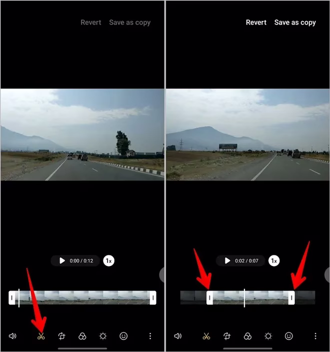 Samsung Edytuj wideo Przytnij