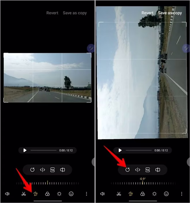 Samsung Edytuj wideo Obróć