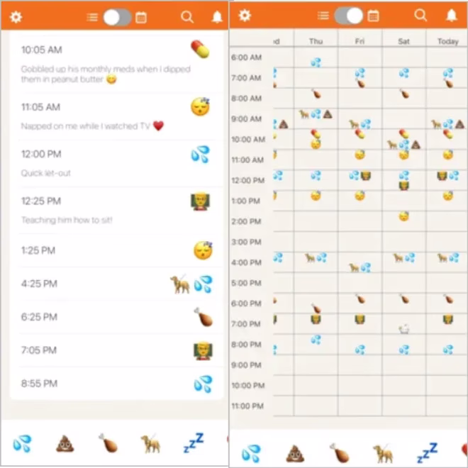 Pup To Date App for valpeplanlegging
