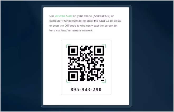 Android Cast Web App