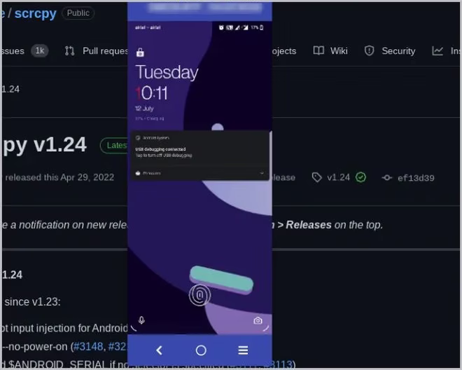 Speiling av Android-telefoner med Scrcpy på Chromebook
