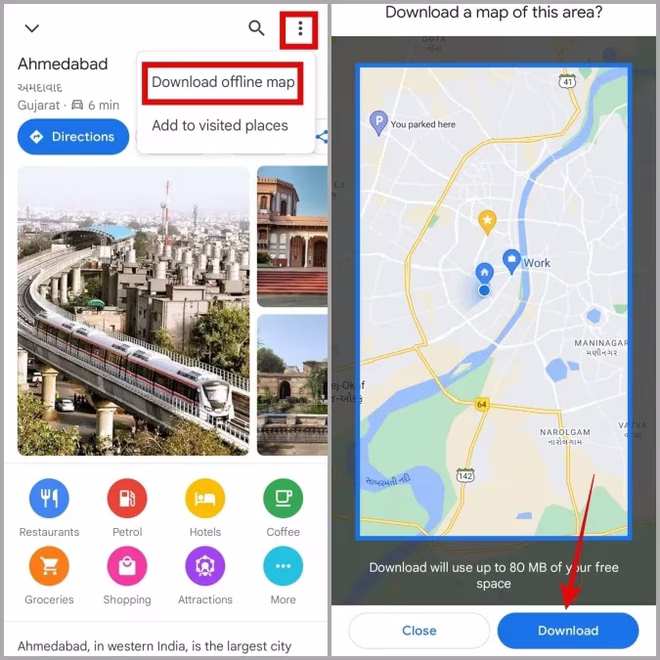 Last ned Google Maps Offline