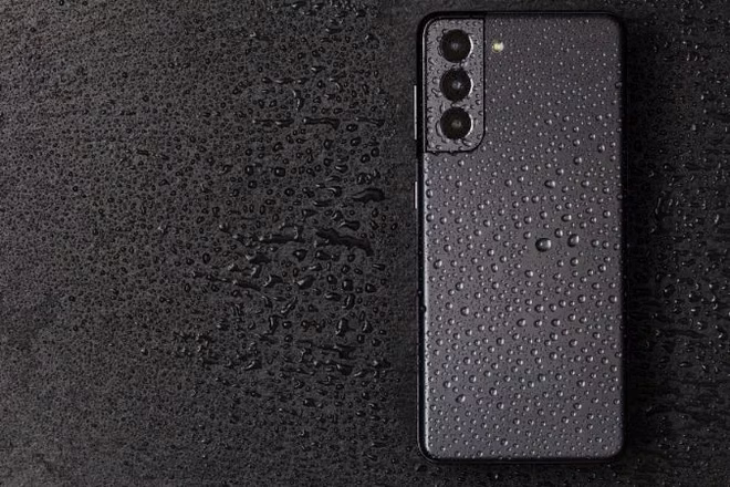 Våt Samsung-telefon