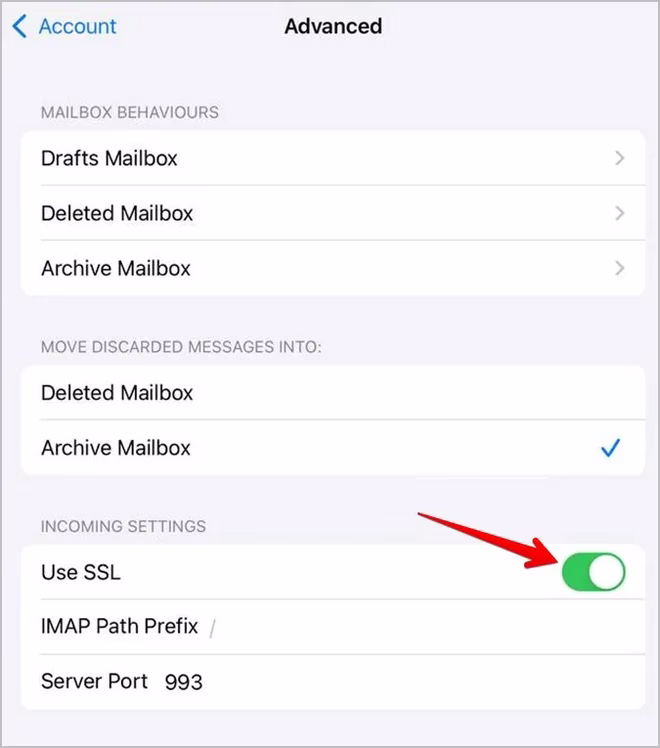 Kontakter iPhone Sync SSL