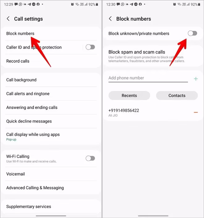 Samsung Odblokuj Połączenia Prywatne