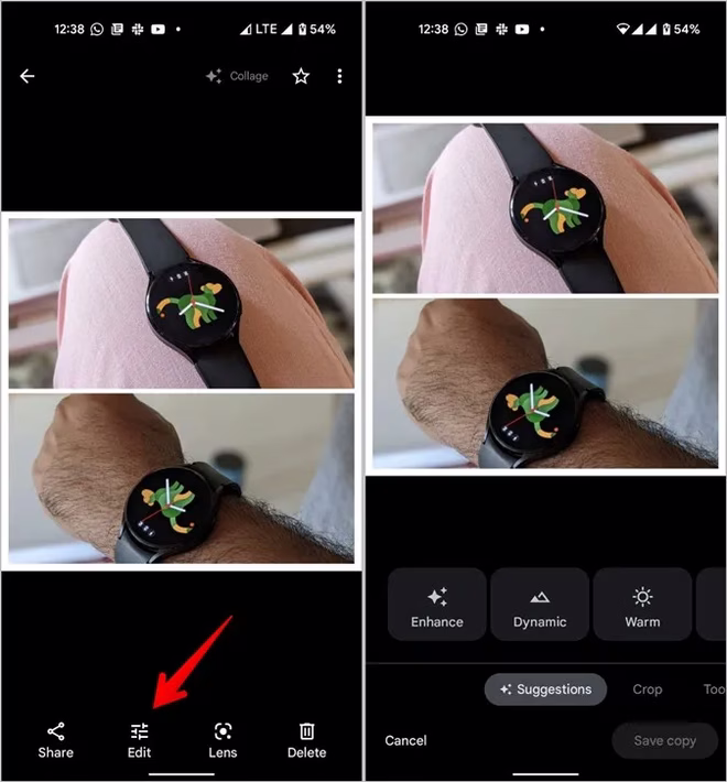 Google Photos Collage Rediger