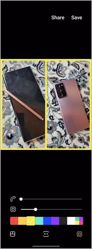 Samsung Gallery Collage Tilpass