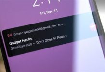 장치가 잠금 해제되지 않은 경우 잠금 화면에서 알림 내용 숨기기