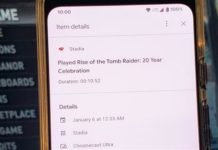 Google 계정 기록에서 Stadia 게임 세션을 보는 방법