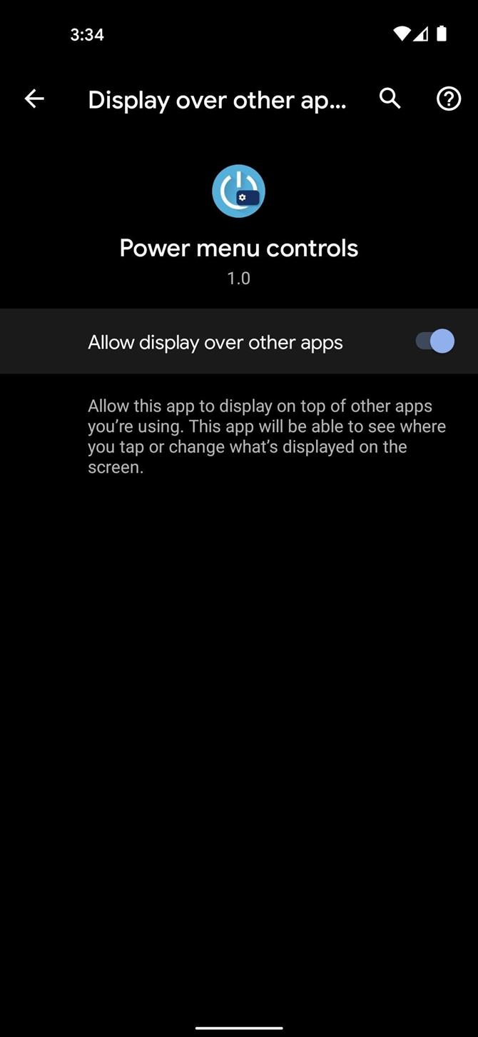 Hinzufügen von benutzerdefinierten Umschaltern zum neuen Power-Menü von Android 11