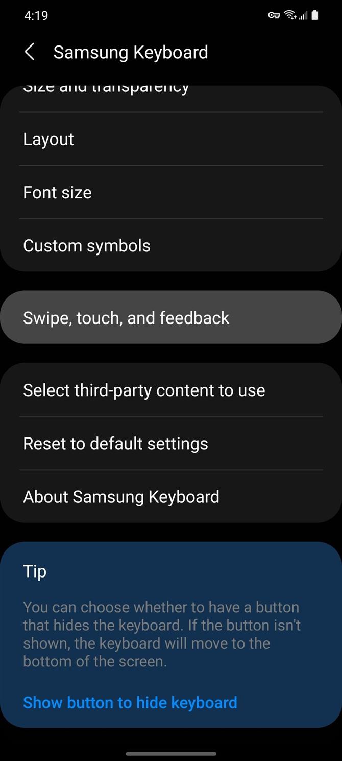 Verwendung der versteckten Undo & Redo-Geste von Samsung für Galaxy-Geräte
