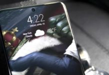 Galaxy S20 화면 상단의 상태 표시 줄을 숨기는 방법