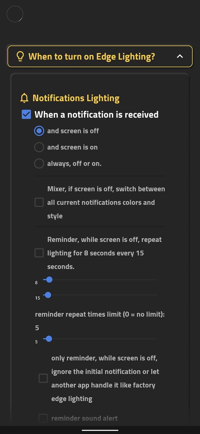 Convierte el recorte de la cámara de tu Pixel 5 en un LED de notificación