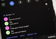 안드로이드의 빠른 응답으로 알림창을 채팅 창으로 바꿀 수 있습니다